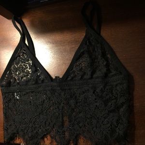 Black lingerie - bralette